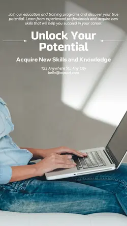 Education and training Announcement
