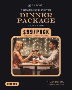 Dinner Package Promotion Instagram Portrait