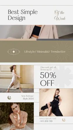 Product Image Fashion Aesthetic Instagram Story