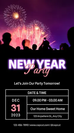 Other Industries New Years Party Instagram Story