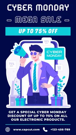 Cyber Monday Sale Promotion TikTok Post