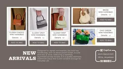Fashion Industry Bag Display Product Twitter Post
