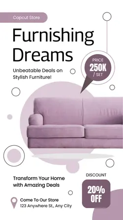Stylish Furniture Instagram Story