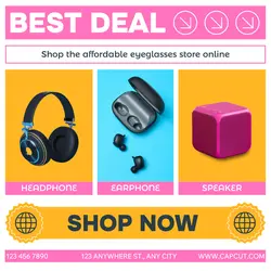 Modern Electronic Best Deal Instagram Post