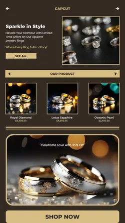 5 Multi-product Image Jewelry Luxury Spark Wedding Ring Instagram Story