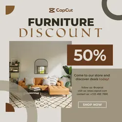 Furniture & Decor - Furniture Discount - Instagram Post