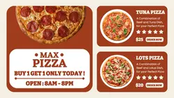 Food Pizza Menu List Page
