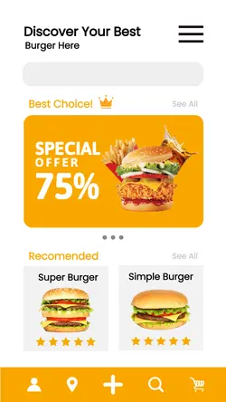 2024hot Food Burger Home App