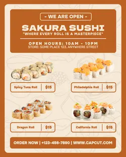 japanese sushi menu instagram portrait