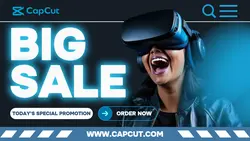 Big Sale Virtual Reality Promotion Page