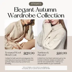 Fashion Display Promotion Autumn Instagram Post