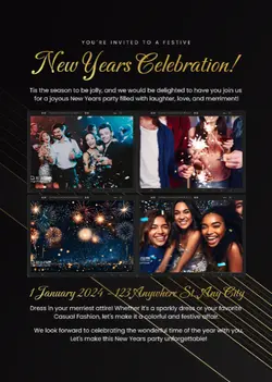 Non-Marketing Invitation-New Years Party