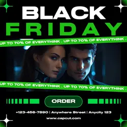 Fashion Black Friday Promotions Instagram Post