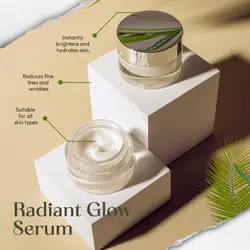 E-commerce Beauty Product Display Serum Aesthetic Cream
