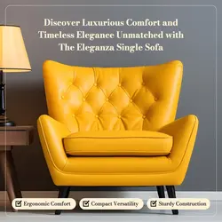E-commerce Product Callout Furniture Single Sofa