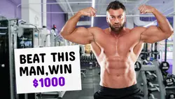 Gym Workout Challenge Youtube Thumbnail