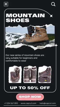 Mountain Shoes Sales Promotion