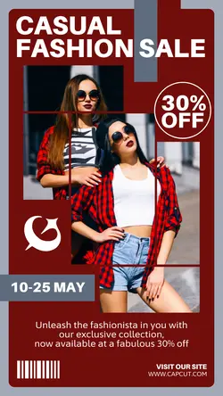 Fashion Sale Template Instagram Story