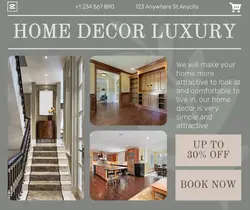 Home Decor Luxury Promotion Facebook