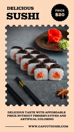 Sushi Food Promotion Instagram Story