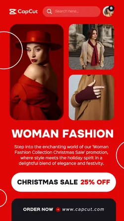 Woman Fashion Christmas Sale 3 Multi-product Image TikTok
