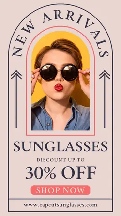 New Arrival Sunglasses Promotion Instagram Story