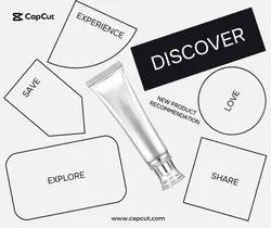 Beauty & Personal care Face cream Product display minimalist