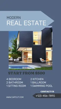 Modern Real Estate Tiktok Story