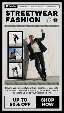 3 Multi-Product Image Promotion Streetwear Fashion