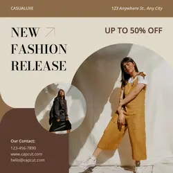 New Fashion Release Instagram Post