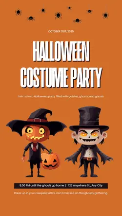 Halloween Costume Party Instagram Story