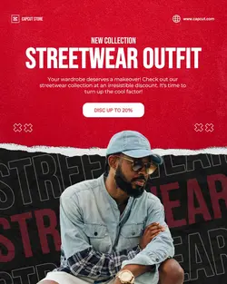 Streetwear Brand New Collection Instagram Post
