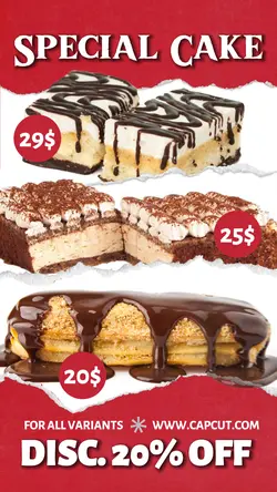 Special Cake Promotion Instagram Story