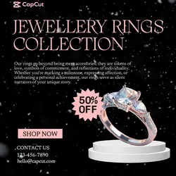 fashion industry jewellery rings collection promotion