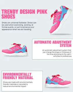 Fashion Industry Trendy design pink shoes Instagram post