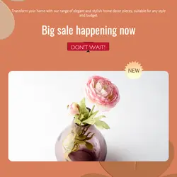 Home decor Sales Promotion