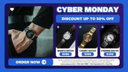 Cyber Monday Promotion Facebook Cover