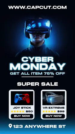 Cyber Monday Sale Instastory