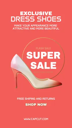 Dress Shoes Super Sale Instagram Story