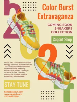 Fashion Fun Color Sneaker Promotion Instagram Post