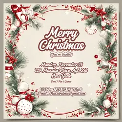 Christmas Invitation Linkedin Post