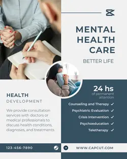 Mental Health Care Service Instagram Portrait
