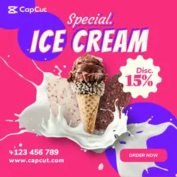 Ice Cream Special Choco Edition Promo Instagram Po