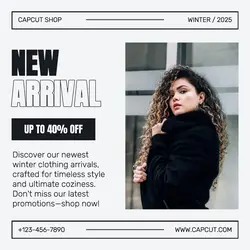 Fashion Winter Instagram Post
