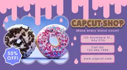 Donut Capcut Shop Facebook Ad