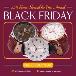 Watch Black Friday Promotion Instagram Post