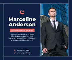 Blue Modern Corporate Personal Profile LinkedIn Banner