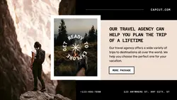 Business Travel Agency Promotion Twitter Post