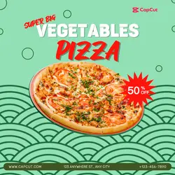 Pizza Promotion instagram post