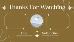 Non-marketing Youtube Endscreen - Aesthetic Style